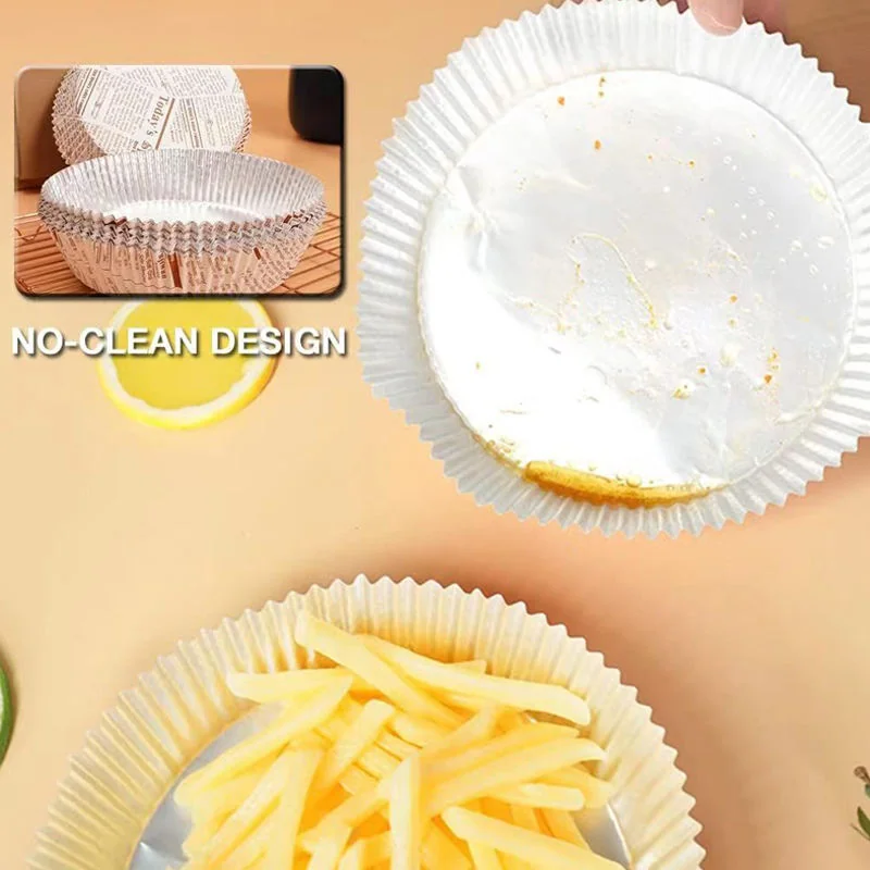 Perforated waxy air fryer paper, icing paper, baking paper, air fryer-specific paper
